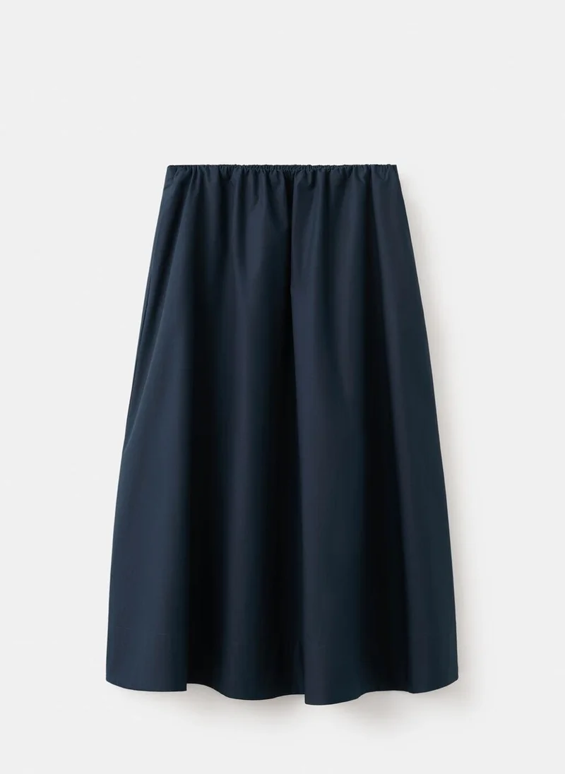Mango  Midi cotton skirt with pleats for Women | Best Price UAE